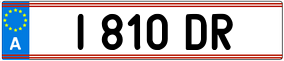Truck License Plate